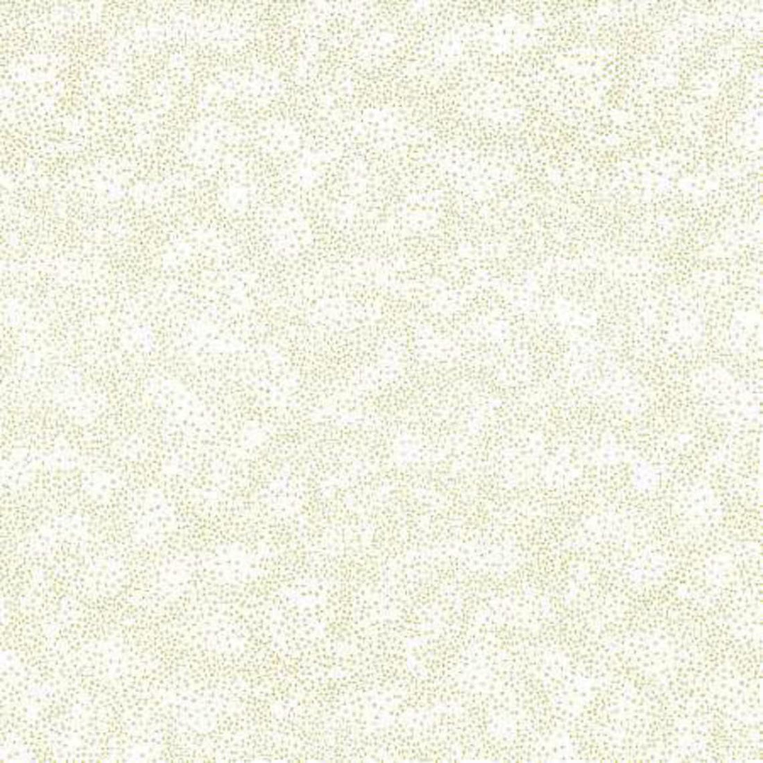White Blender Gold Metallic Dots G8555-3G, Hoffman White with Gold Dots, Christmas Fabric, Sold by the Half Yard