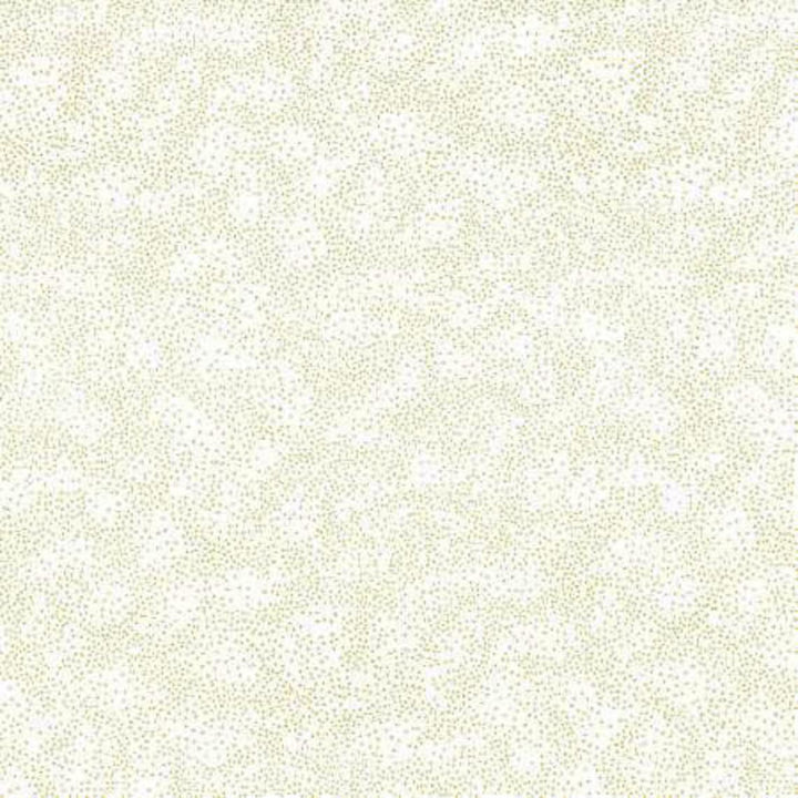White Blender Gold Metallic Dots G8555-3G, Hoffman White with Gold Dots, Christmas Fabric, Sold by the Half Yard