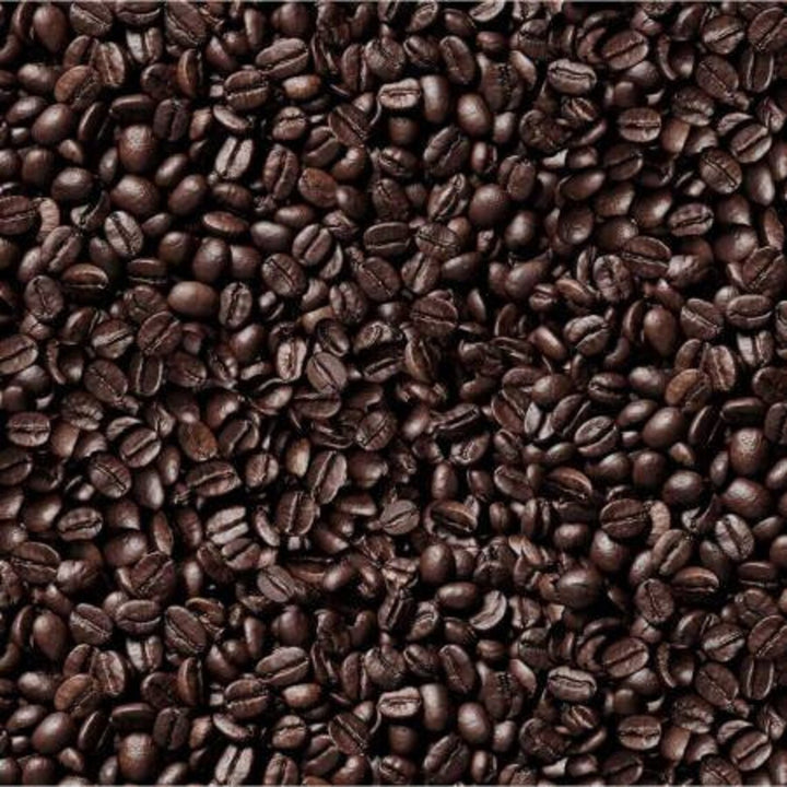 Coffee Beans Fabric, Sold by the Half Yard, Elizabeth Studios, Food Fabrics