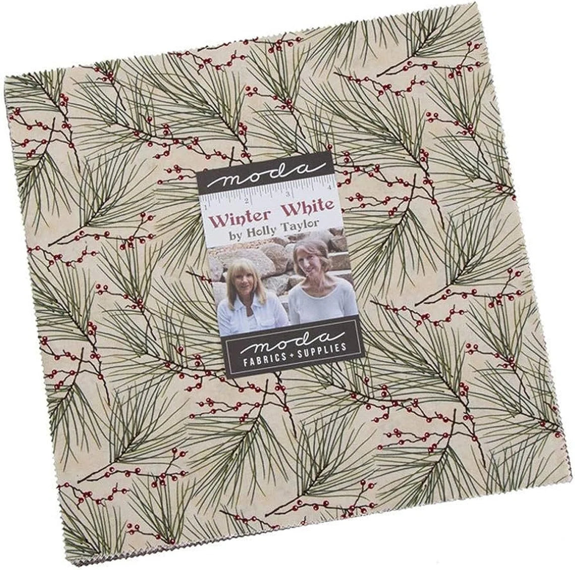 Winter White Layer Cake 10"x10", 6810-LC 40 Precut Ten Inch Pieces, Holly Taylor Moda Fabrics, Out of Stock