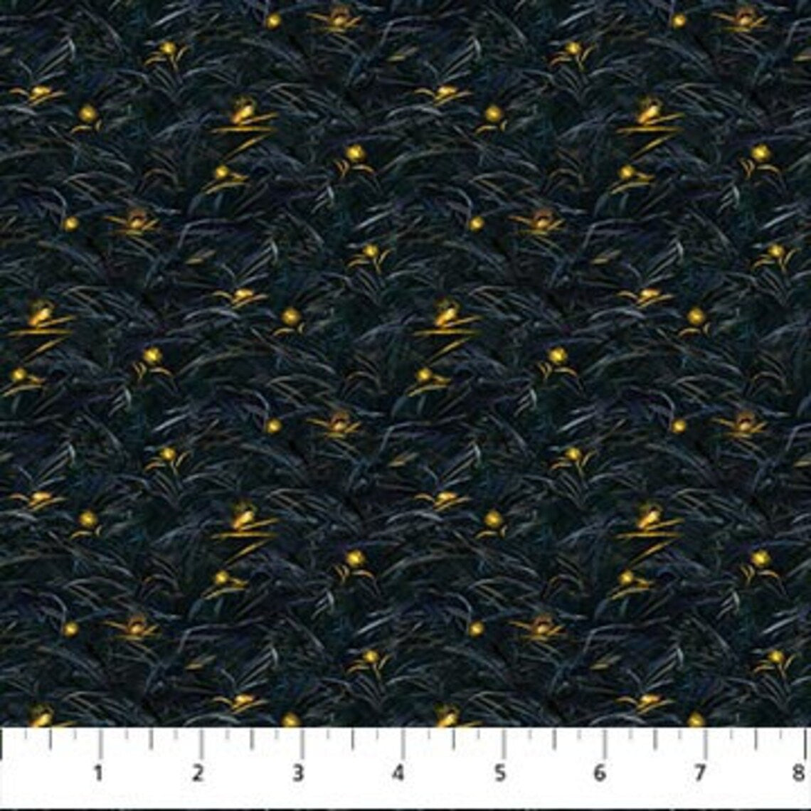 Quilt Kit 54”x70”, Moonlight Kisses fabrics by Northcott Bed Quilt Wildlife Bear Bed Quilt Queen Twin leaves clouds bark