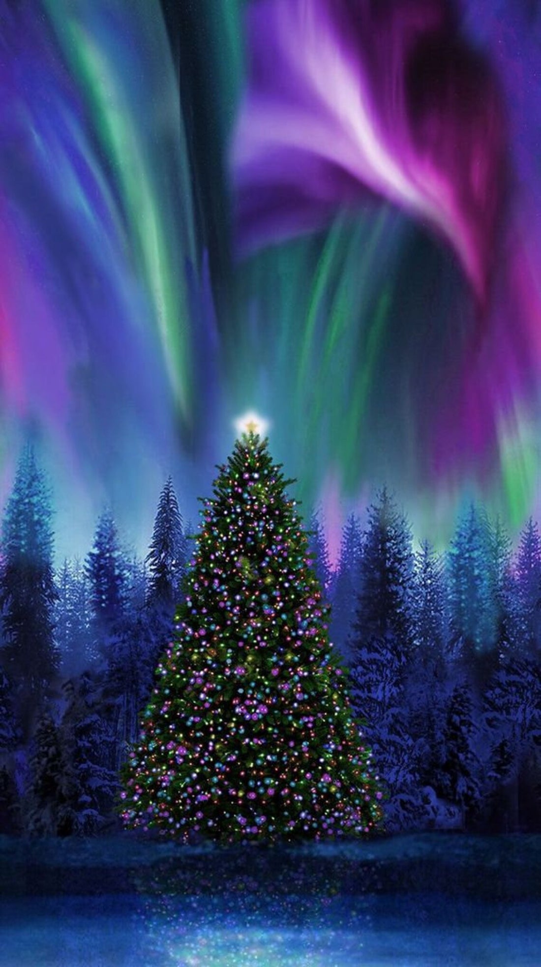 Quilt Kit 62"x66", Winter Solstice Quilt Kit using Aurora fabrics from Timeless Treasures, Norther Lights Night Sky Gift Bed Quilt Lap Twin