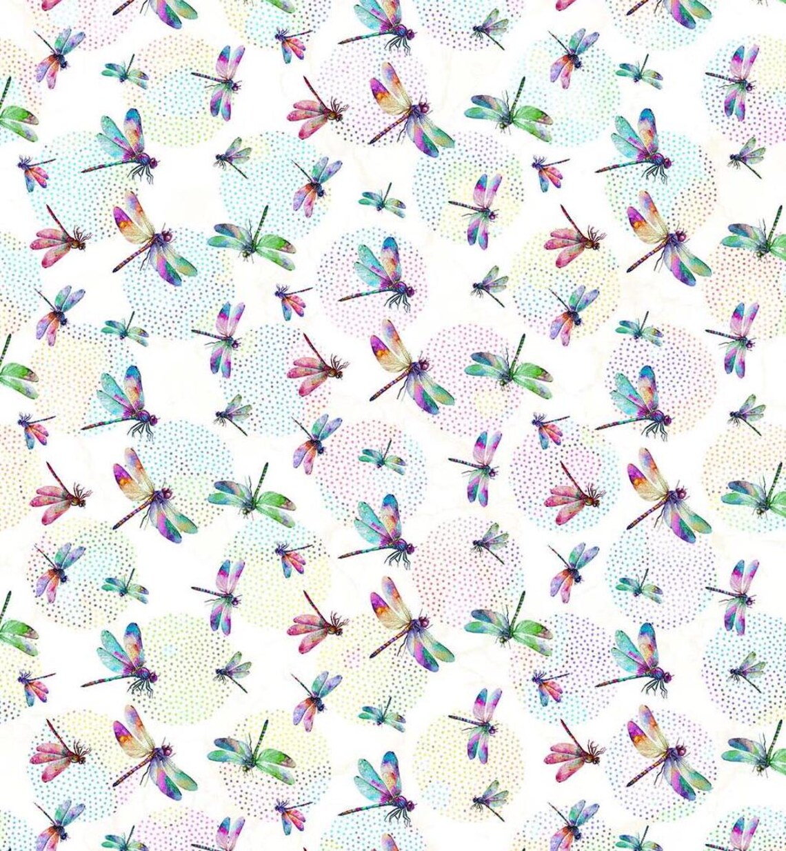 RARE Crazy Dragonfly Dance Quilt Kit 50"x68", Northcott Fabrics, Floral Gift Quilt Hanging Throw, Discontinued, Backing Available