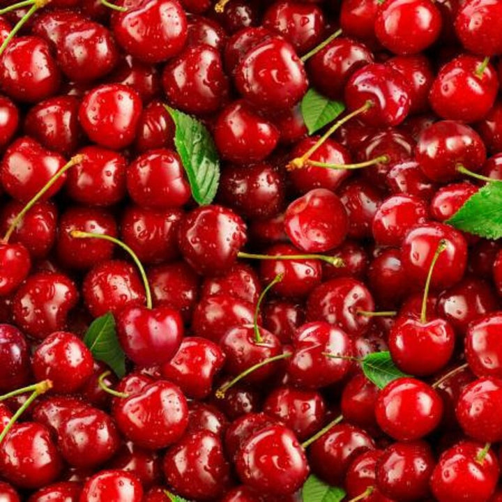 Cherries Fabric, Sold by the Half Yard, Elizabeth Studios, Food Fabrics