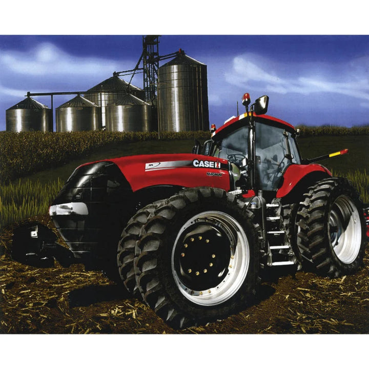 RARE Case IH Magnum Tractor Fabric Panel 43"x36", Red Tractor, Farm Tractor