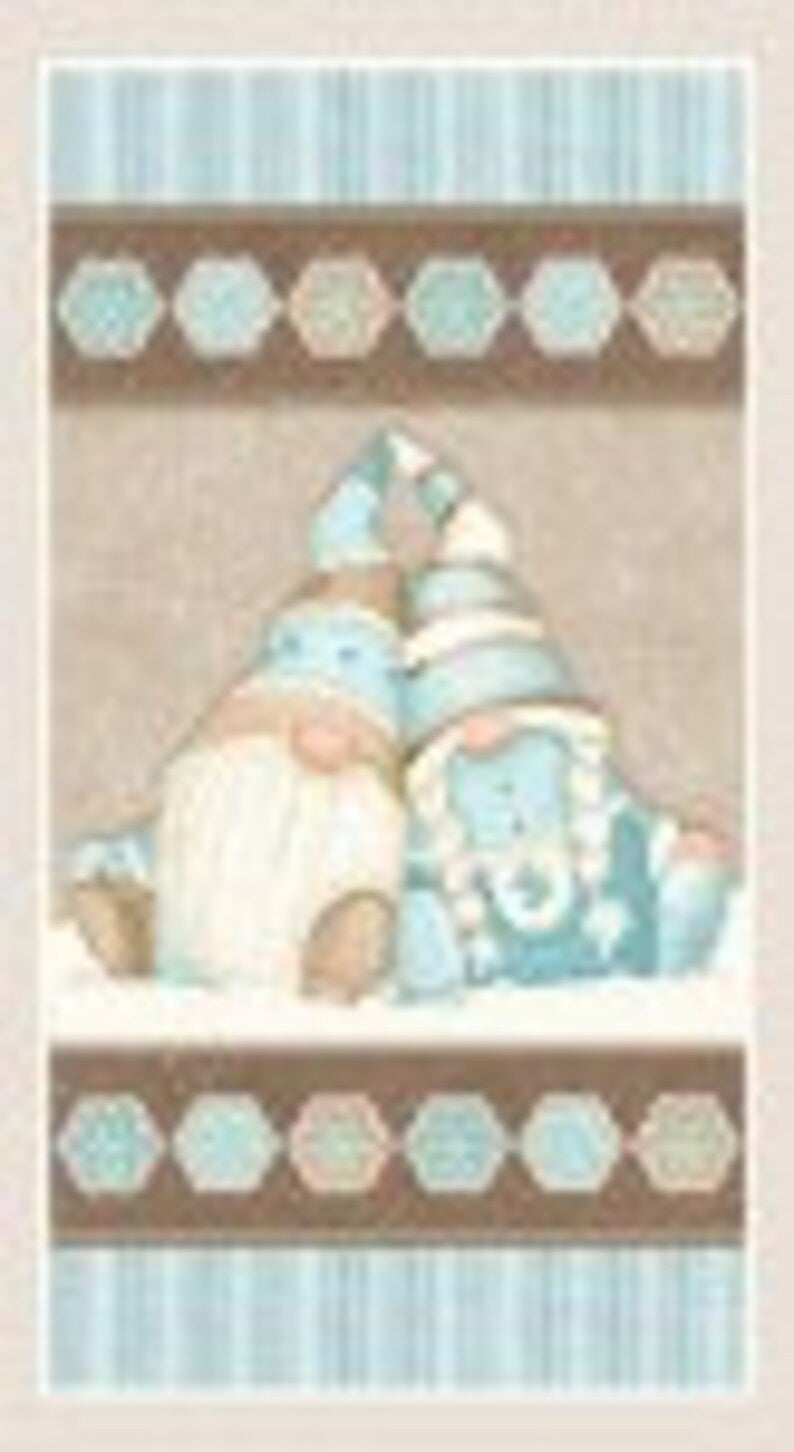 Quilt Kit Flannel, I Love Sn' Gnomies 82"x87", Henry Glass, Gnome Bed Quilt Gifts Blanket Queen Twin Double