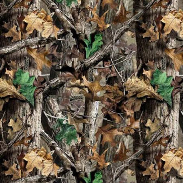 Realtree All Over Fabric, 6000-PC Sykel Enterprises, Realtree Gifts Bed Quilt Deer Camouflage Leaves Boy Quilt Queen Home Decor, Half Yard