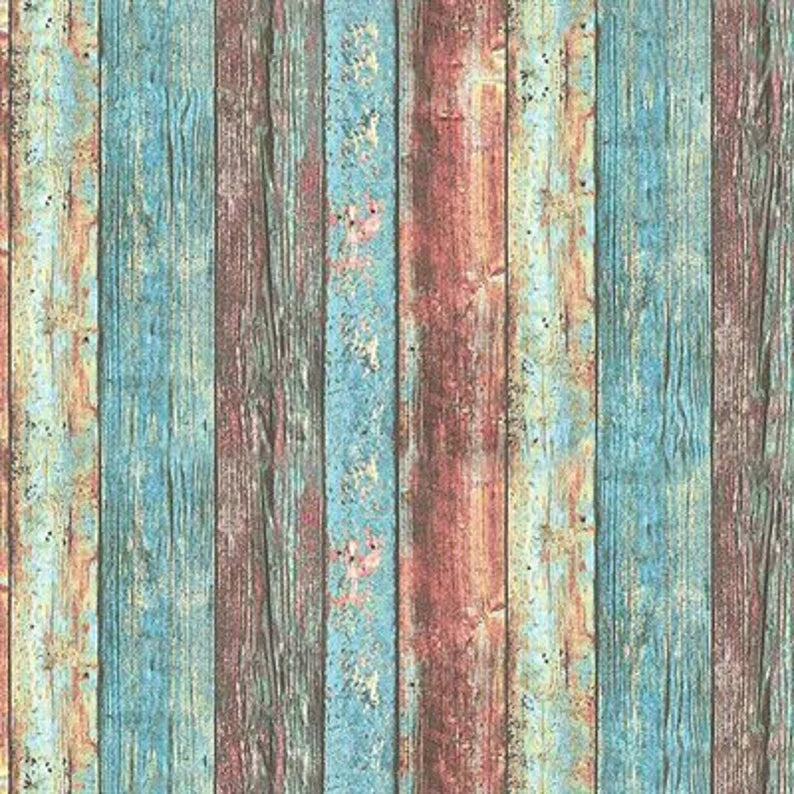 Quilt Kit 58"x72" Spring Memories Farm Quilt, Fabric by Hoffman, Red Barn Garden Flowers Farm Gift Bed Quilt Kit