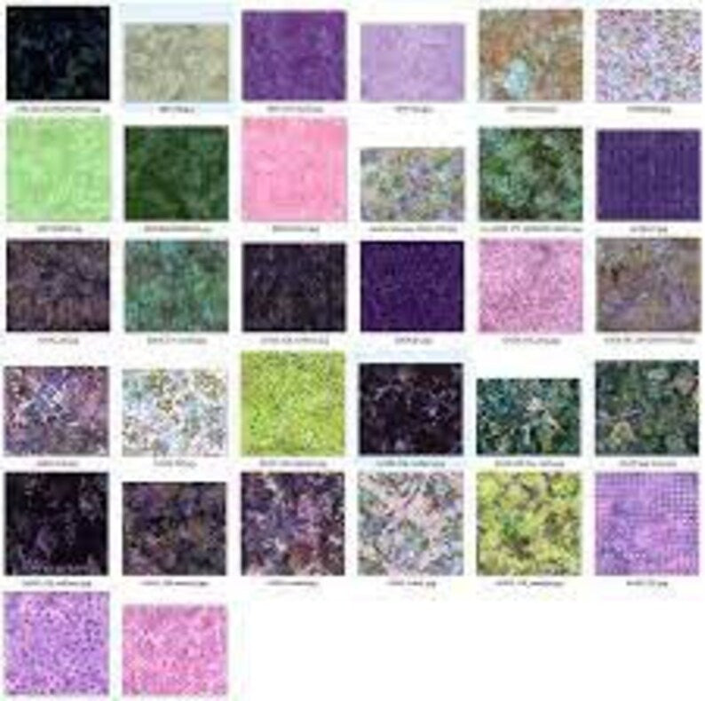 Rum Raisin Bali Crackers 10"x10", BC-515, 40 Precut Ten Inch Pieces, Hoffman Handpainted Batik Squares, RARE Discontinued, Gift Quilt Runner