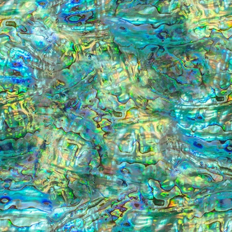 Turtle Quilt Kit 54"x72", Fabrics by Hoffman, Ocean Turtle Gifts Bed Quilt Home Decor Fish Mountains Caribbean Coral
