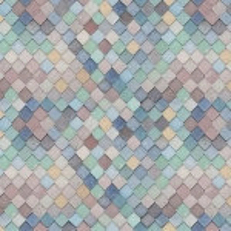 RARE Quilt Kit Farmhouse Blooms Cross 46"x60", Hoffman Fabrics, Floral Gift Quilt Wall Hanging Lap Flowers Woodgrain, Discontinued Fabric!