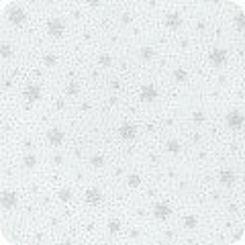 Quilt Kit Christmas Tree Silver/Blue Metallic 53"x69" , Holiday Flourish by Robert Kaufman, Christmas Gift Bed Quilt Wall Hanging