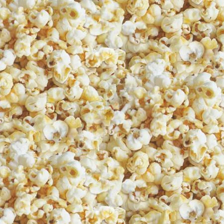 Popcorn Fabric, Sold by the Half Yard, Elizabeth Studios, Food Fabrics