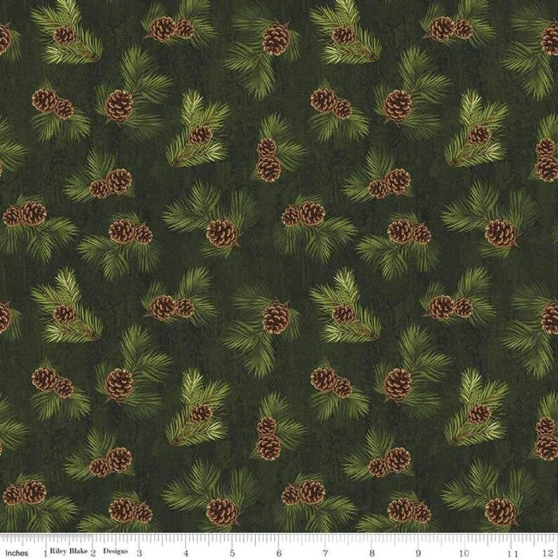 Quilt Kit 54"x76" Country Christmas, Christmas Memories Fabrics by Riley Blake, Red Truck with Tree Bed Gift Quilt Christmas Quilt Wall