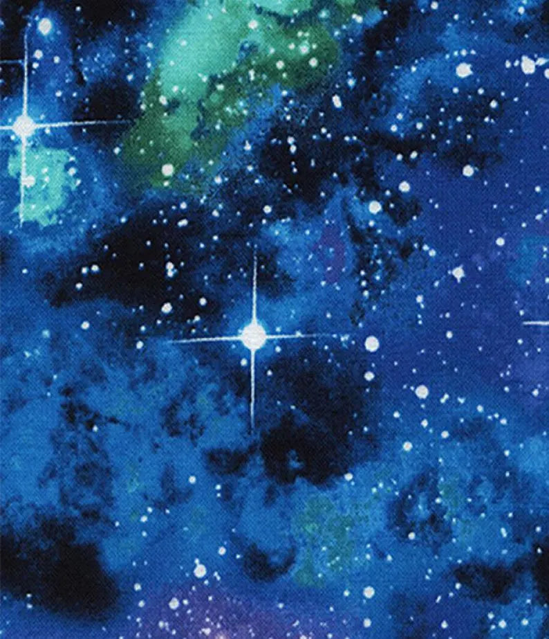Nebula Galaxy Fabric 1/2 yard, #CD4847-Galaxy by Timeless Treasures, Outer Space Fabric, Universe Bed Quilt, Wall Hanging