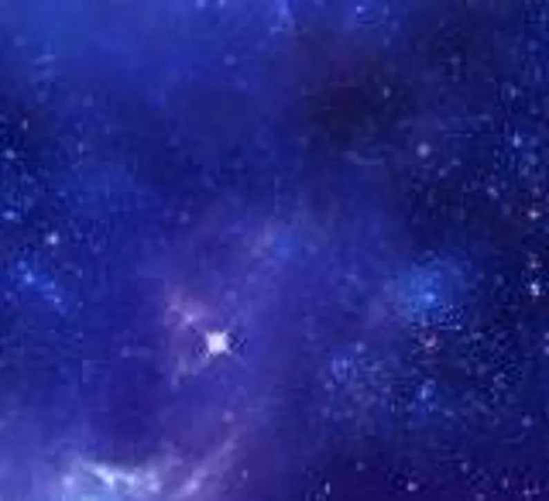 Royal Night Sky Fabric 1/2 yard, Black Space # 583E-RYL by Elizabeth Studios, Outer Space Fabric, Universe Bed Quilt, Lightning