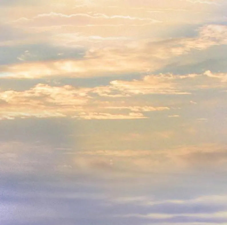 Sky Fabric 1/2 yard, # 5016-Multi by Elizabeth Studios, Landscape Sky Birds, Landscape Fabrics, Air Sky Birds Flying Bed Gift Quilt Wall