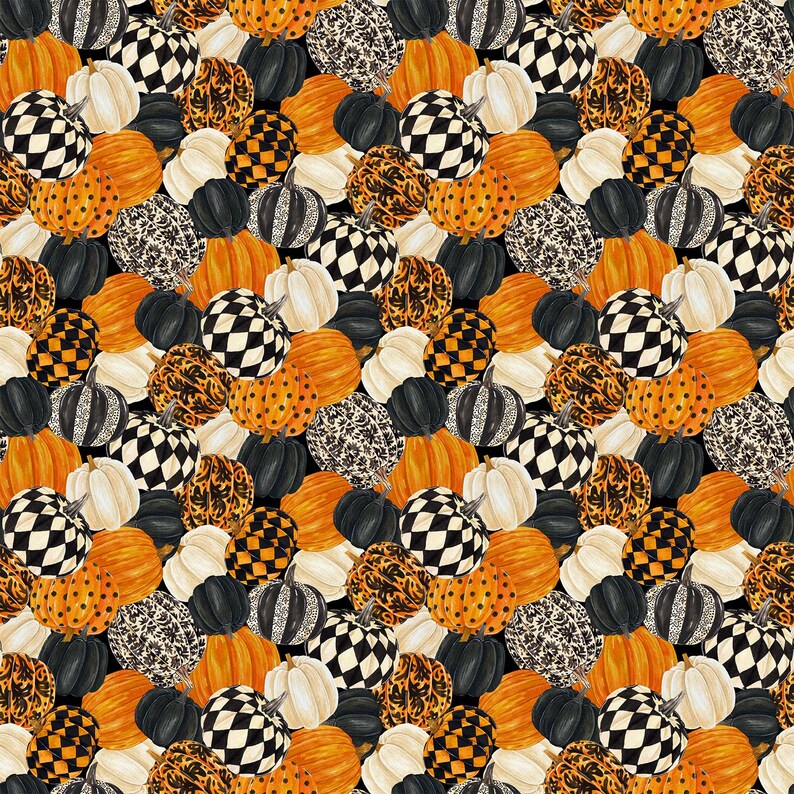 Quilt Kit 58"x68", Hallow's Eve fabrics by Northcott fabrics Bed Gift Quilt Black Cats Pumpkins Spooky Halloween Bats