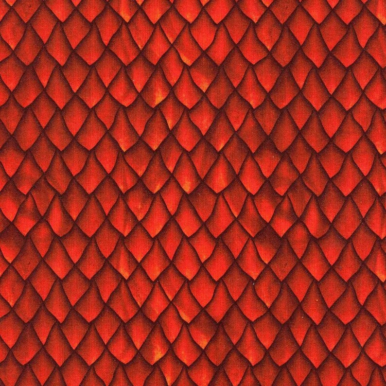 Dragons Red Quilt Kit 76"x92", using In the Beginning Fabrics, Dragon Gift Bed Quilt Lap Twin Double Queen